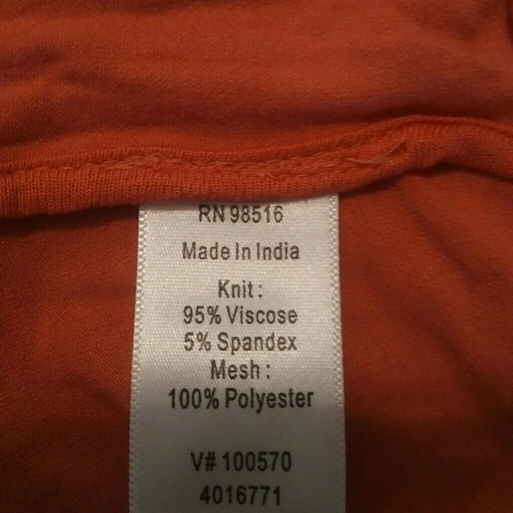 Spectacular Coral Pink Sequined Top NWT S/M - Picture 5 of 6